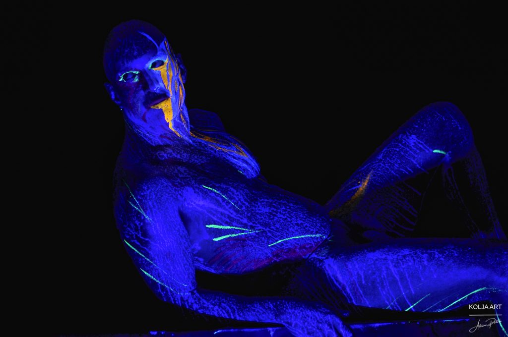 Body painting fine art realizzato da Adriano Apdella, in arte Kolja – Fotografia d’autore